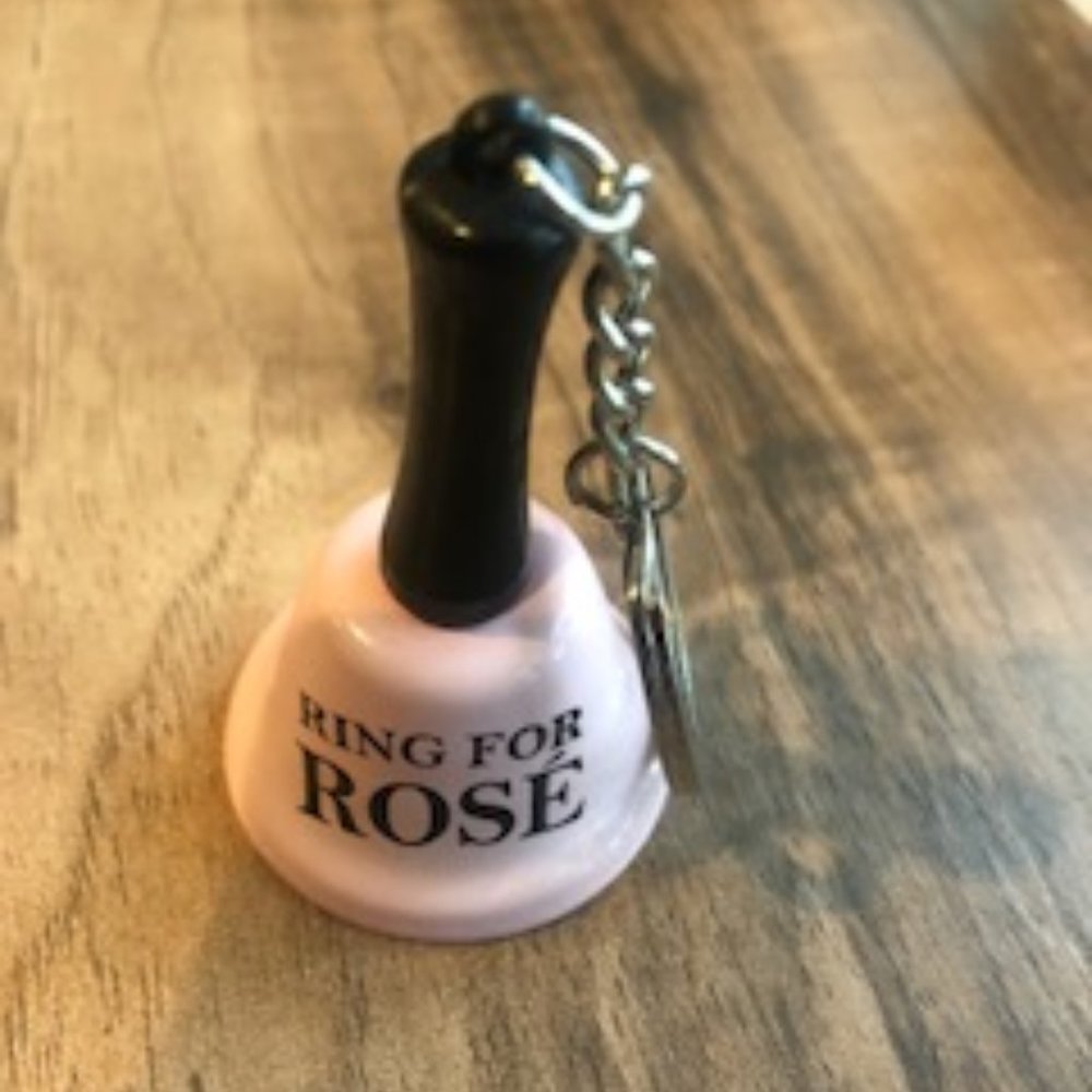KEY RING WITH BELL PERFECT FOR THAT WINE LOVER